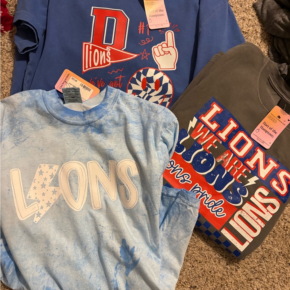 Lions Graphic Tee Bundle - M